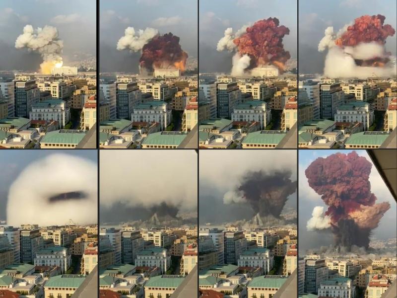 Explosions à Beyrouth